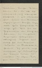 Nachlass Franz Steindachner, Brief von Höhnel an Franz Steindachner (Oktober 1905), Inv.Nr. 230.02, Seite 3